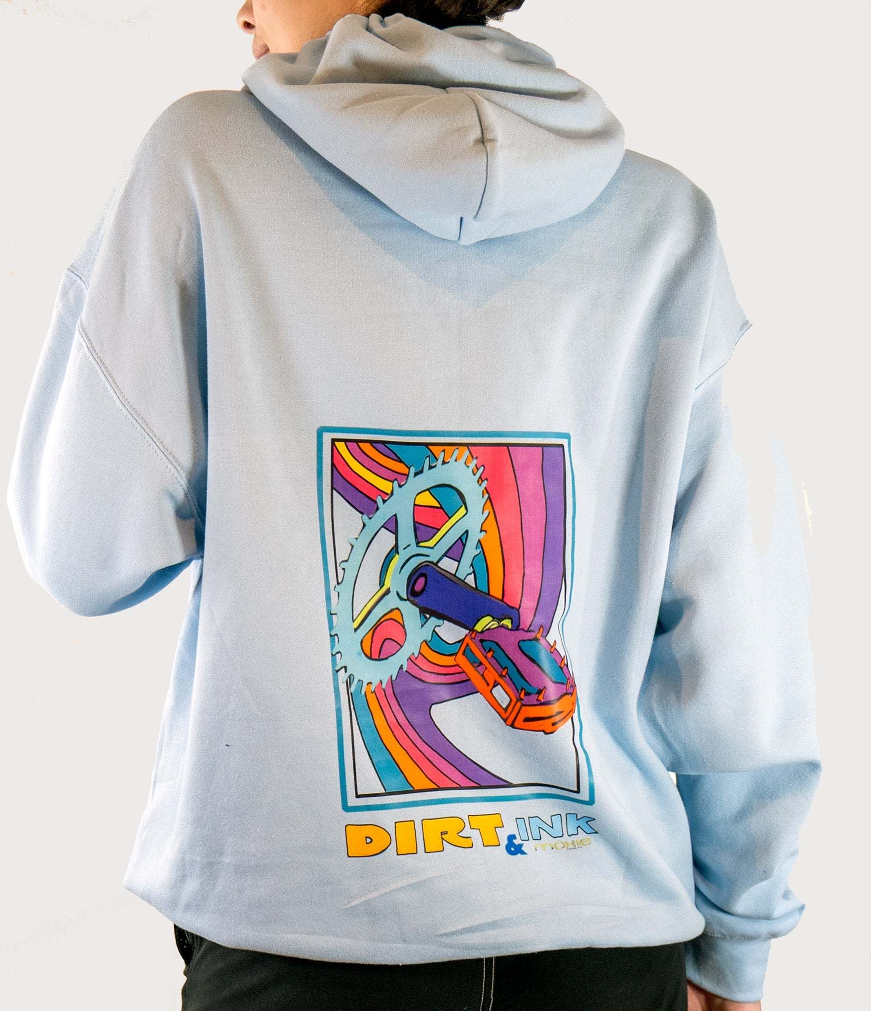Moxie "Dirt and Ink" Graphic Hoodie