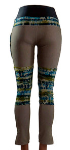 Mountain Bike Pants Boho for Women with Colorful Print and Removable G-Form Pads.
