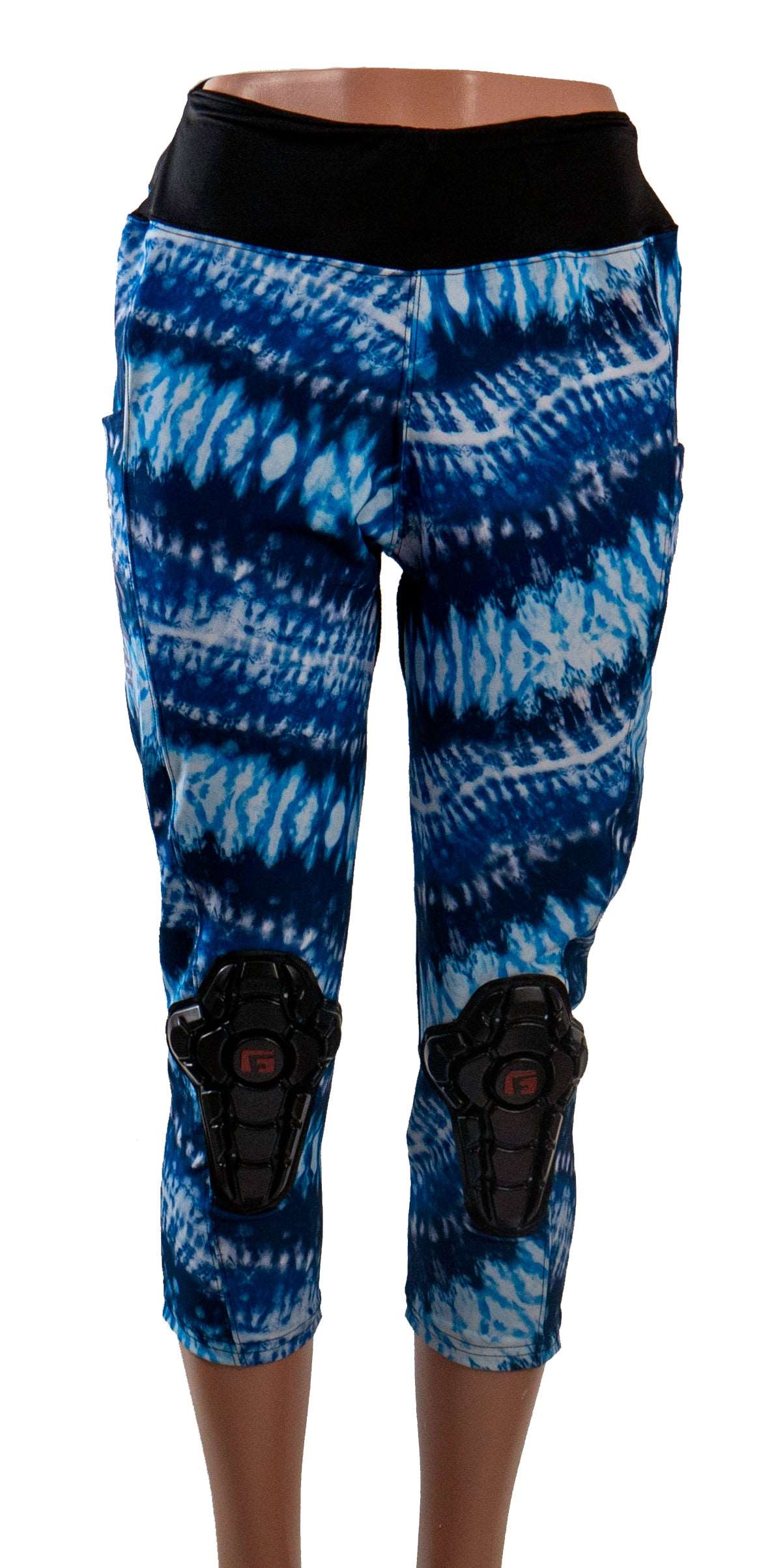 G-FORM COLLECTION WOMEN'S BIKE PANT BLUE WAVE - Moxie Cycling