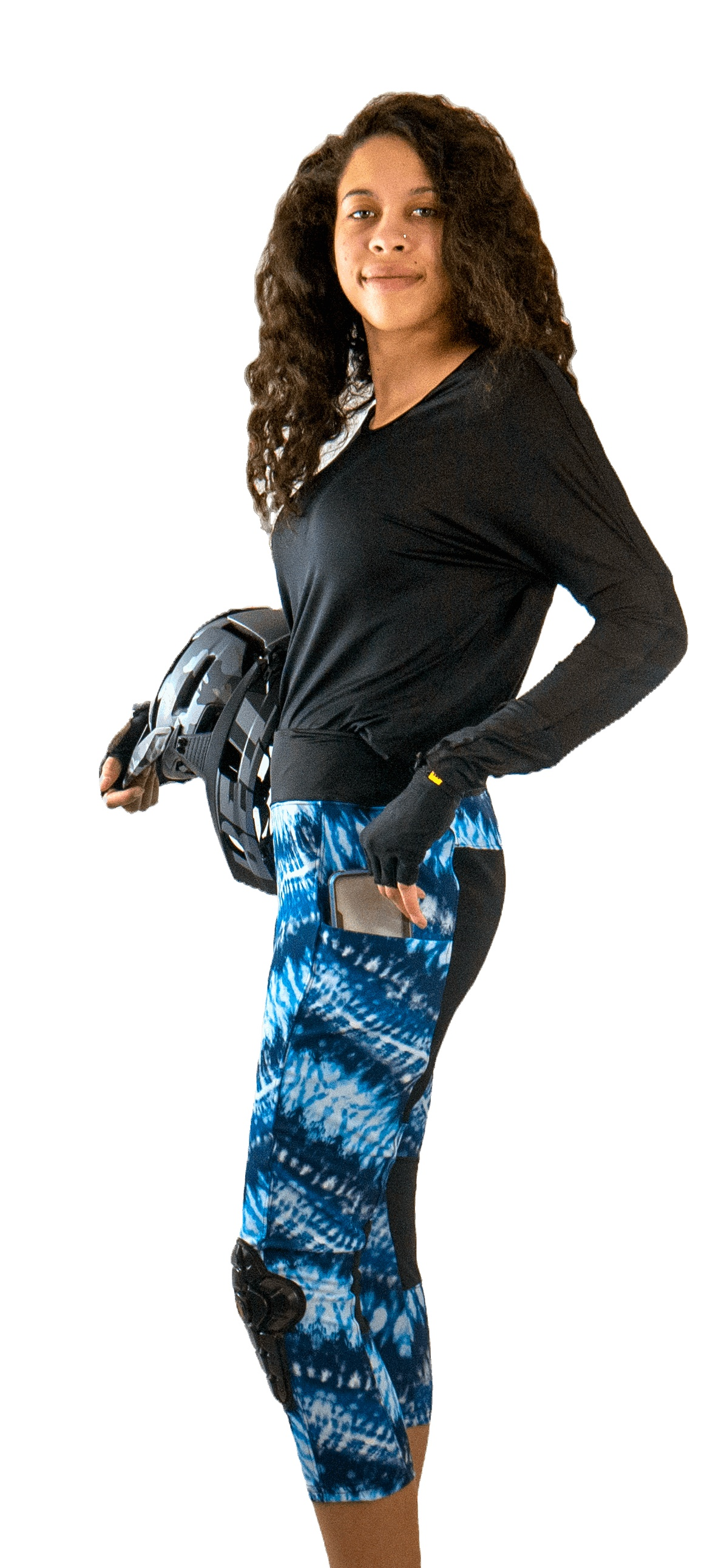 Women's Trail Pants Blue Wave for cycling and all-year-round comfort.