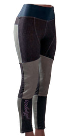 Mountain Bike Pants Denim Mix with Stretch and Removable G-Form Pads for Women