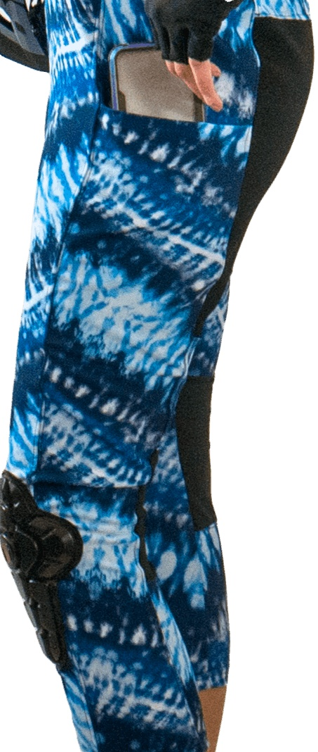Women's Trail Pants Blue Wave for cycling.