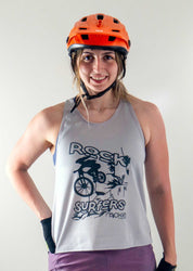 Rock Surfers Grey - Moxie Cycling:  Bike Jerseys, Bike Shorts & Bike Pants Made for Women