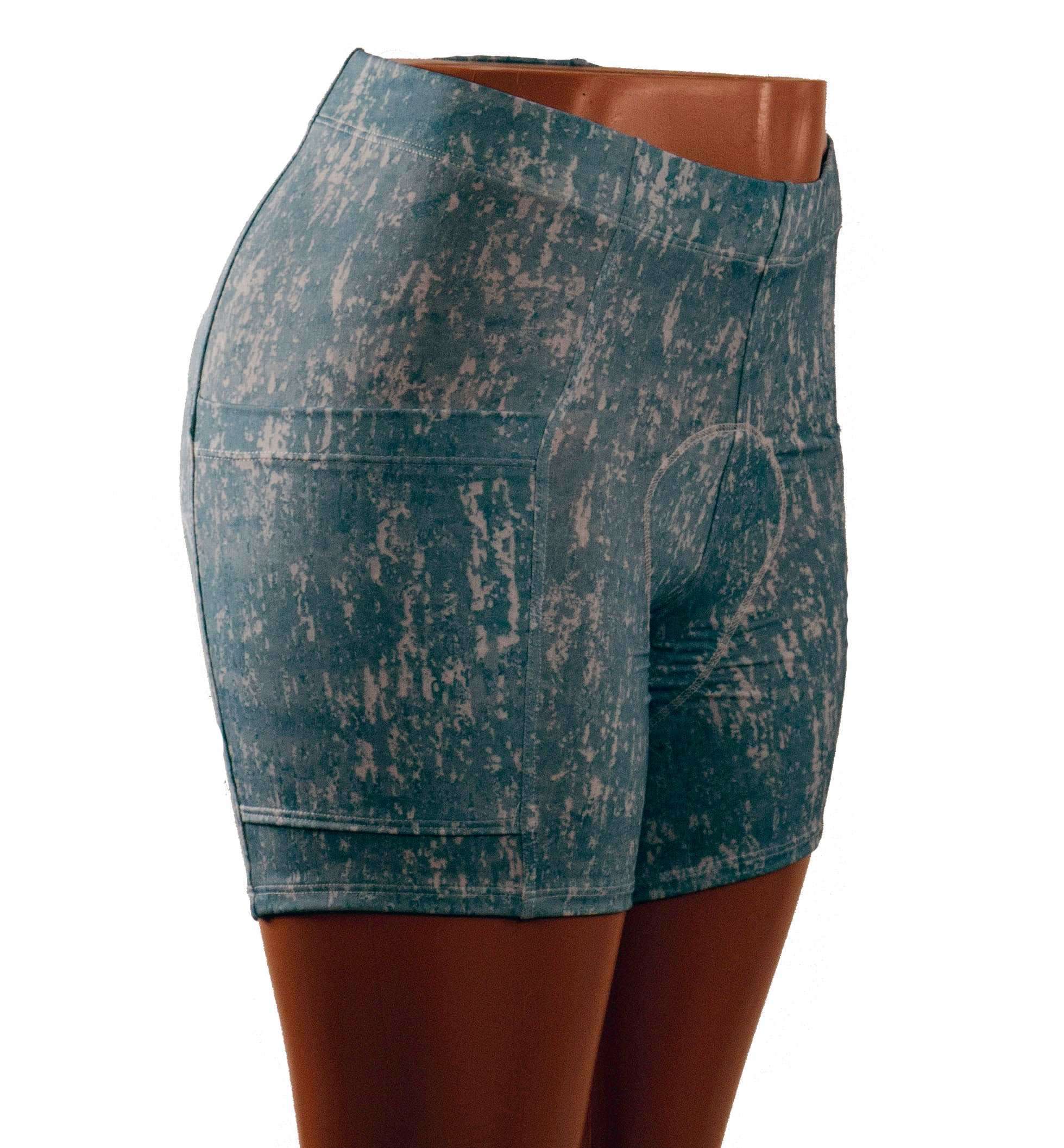 womens padded bike shorts with sleek design and chamois for comfort and performance
