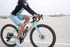 Moxie Hoodie High Visibility Color Wave for cycling with moisture-wicking fabric.