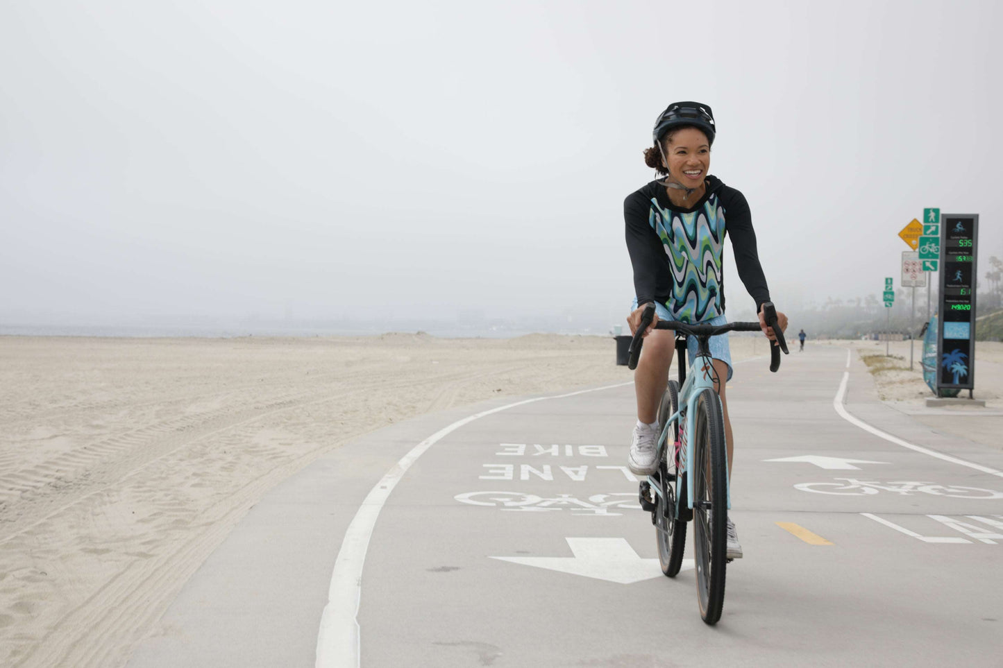 Moxie Hoodie High Visibility Color Wave - Moxie Cycling:  Bike Jerseys, Bike Shorts & Bike Pants Made for Women