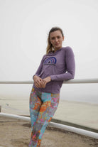 Women's cycling knickers with colorful design, featuring comfortable fit and Italian chamois for riding adventures.