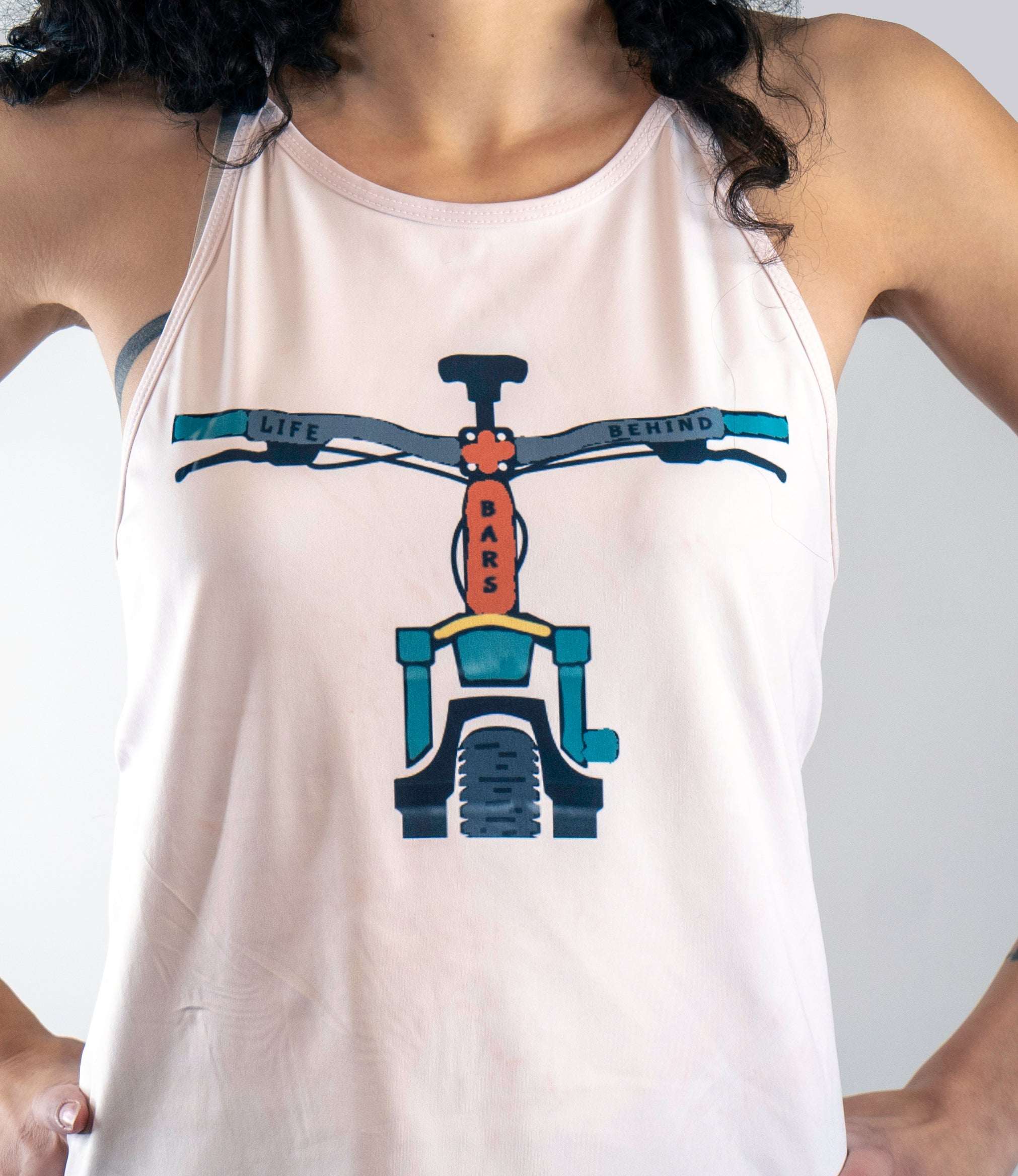 womens bicycle tops Women's Sleeveless Cycling Jersey - Over the Bars