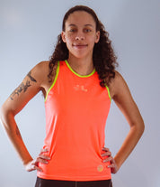 Women's Sleeveless Bike Jersey Made for All Bikes  The Rebel Tank High Vis