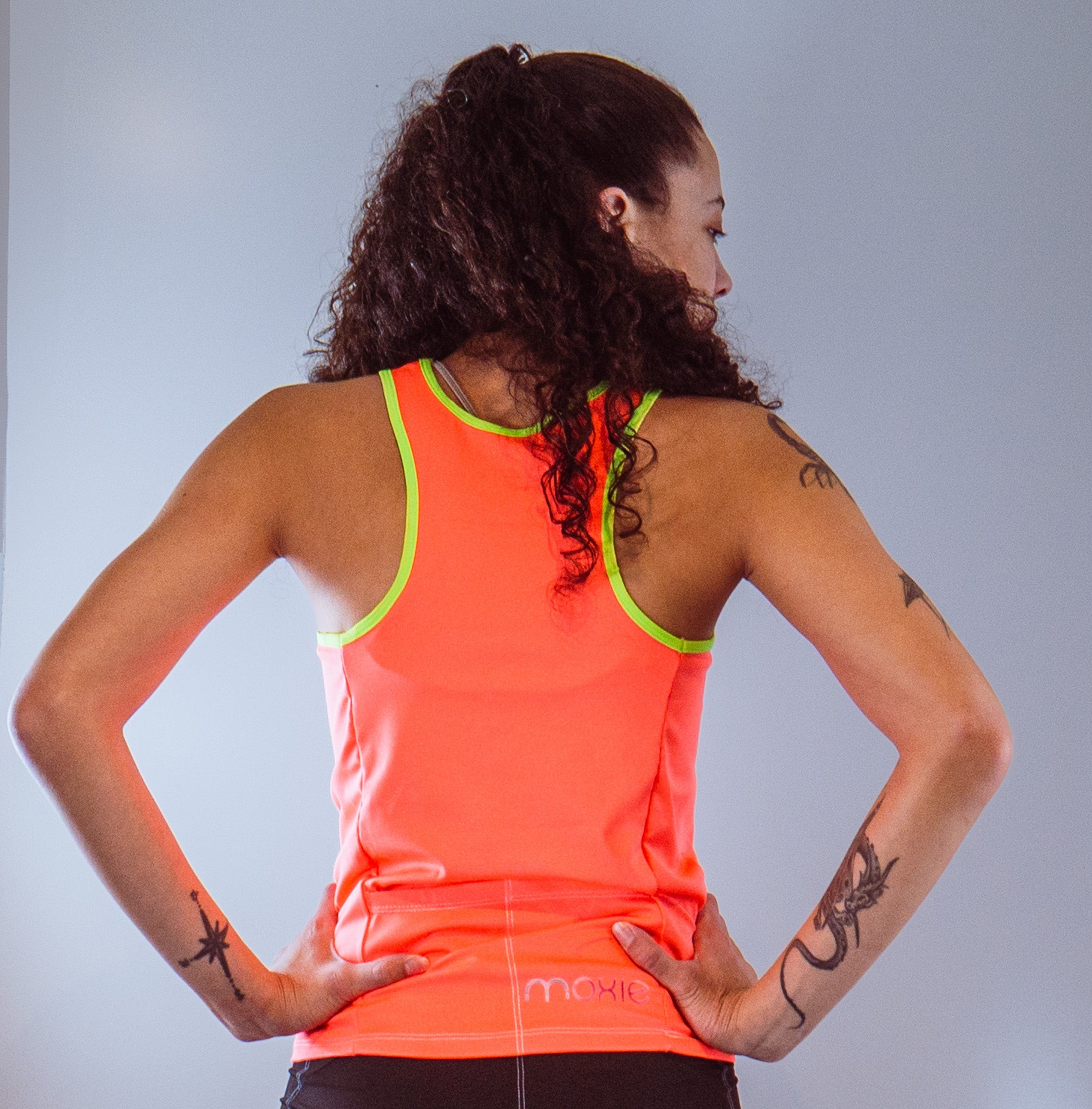 Women's Sleeveless Bike Jersey Made for All Bikes  The Rebel Tank High Vis