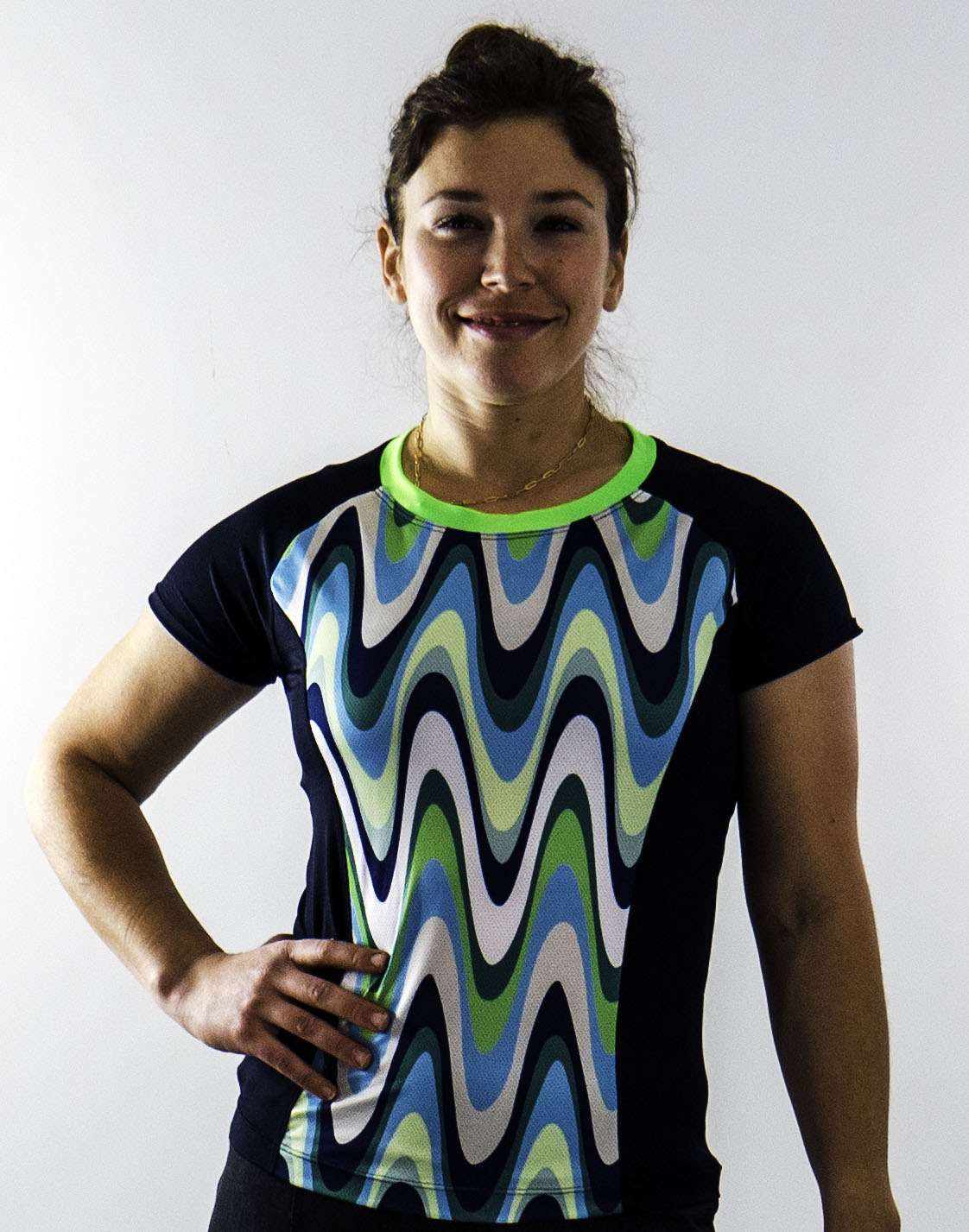 Moxie Tee Jersey Color Wave - Moxie Cycling:  Bike Jerseys, Bike Shorts & Bike Pants Made for Women
