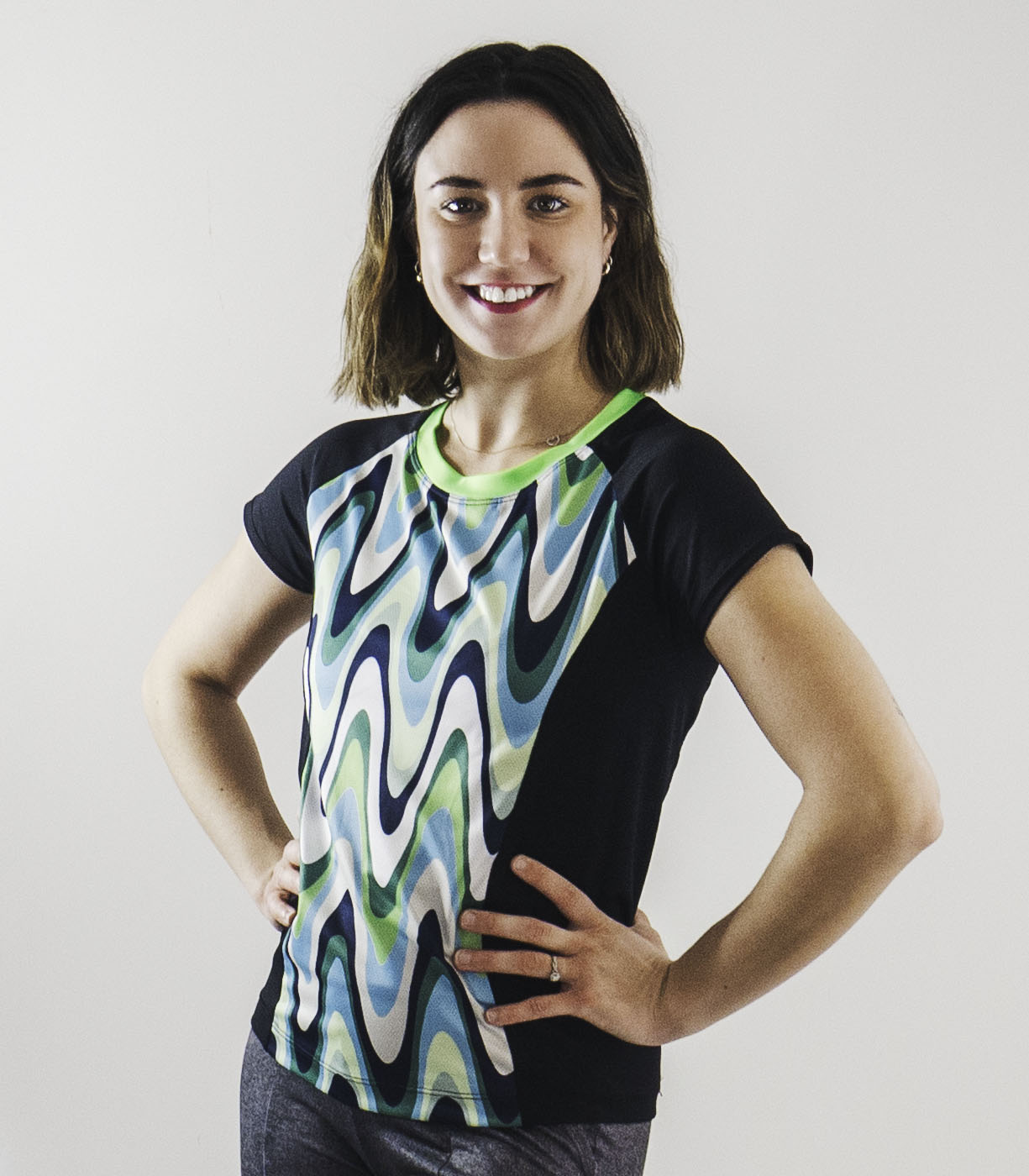 Moxie Tee Jersey Waves