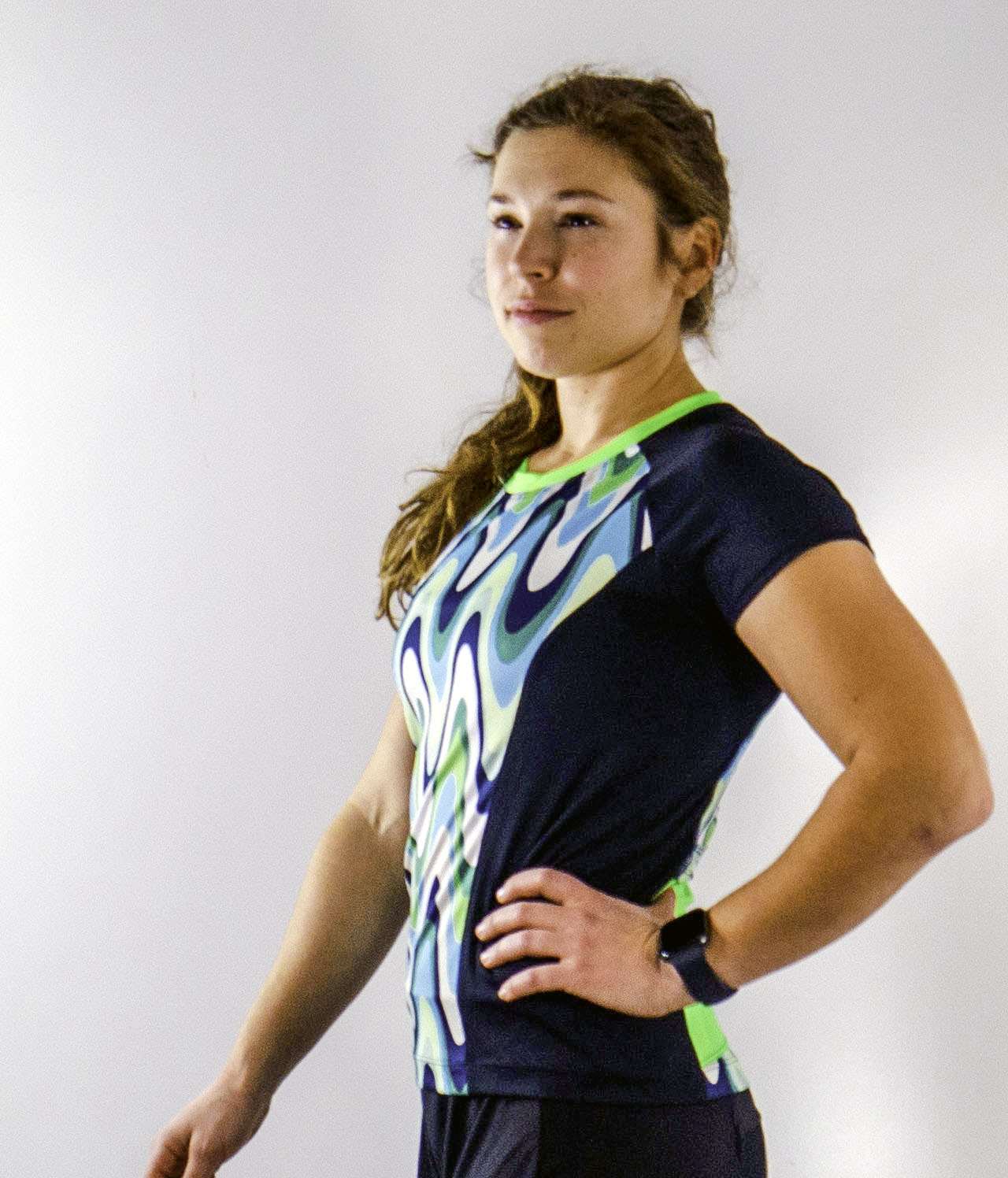Moxie Tee Jersey Color Wave - Moxie Cycling:  Bike Jerseys, Bike Shorts & Bike Pants Made for Women
