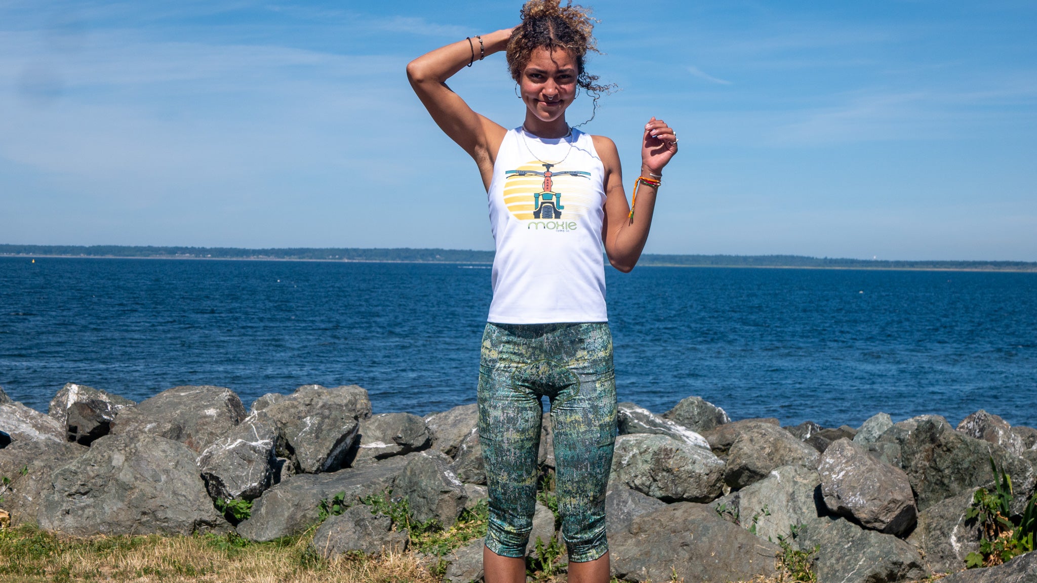 women wearing Moxie sleeveless jersey and  knickers