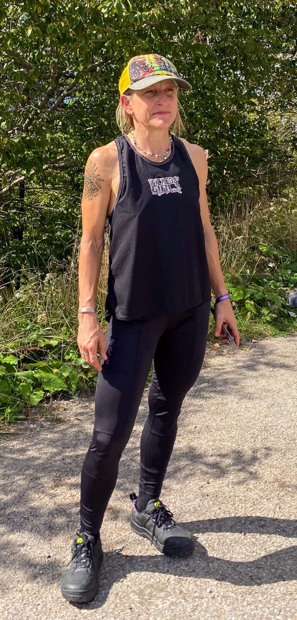 Versatile bike cycling pants with durable 4-way stretch, large pockets, and yoga waistband for comfort and flexibility.