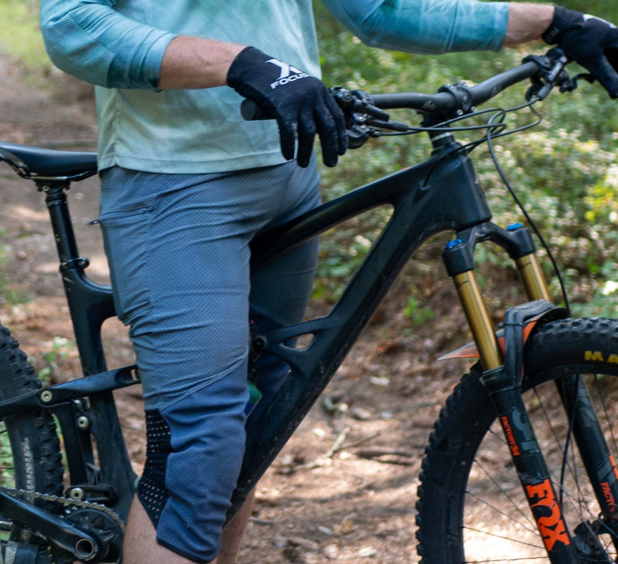 Trail Pants with removable G-Form knee pads for cycling and mountain biking.
