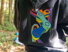 Moxie Hoodie with Dirt and Ink mountain bike graphic in Art Series design