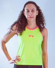 Women's Sleeveless Cycling Jerseys Made for All Bikes  Tailwind Cycling Tank High Vis