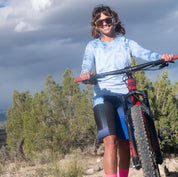 Steezy Stretch Bike Shorts Blues