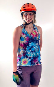 Tech Tank Lux Tie Dye - Moxie Cycling:  Bike Jerseys, Bike Shorts & Bike Pants Made for Women