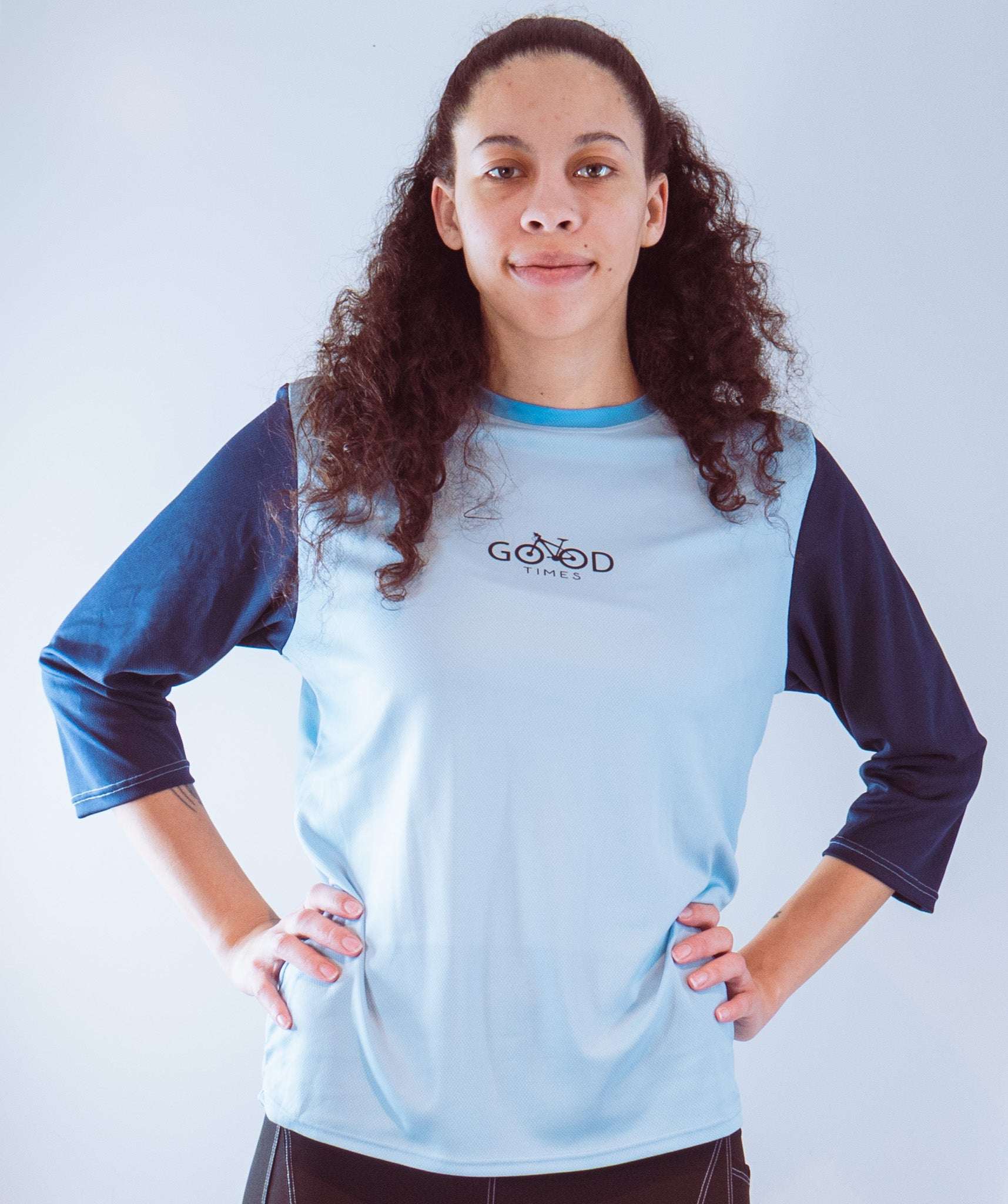 All Gender Jersey short sleeve mountain bike jersey with relax fit and drop back.