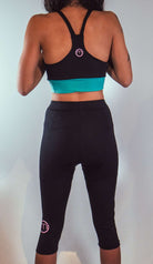 black women's cycling knickers back view