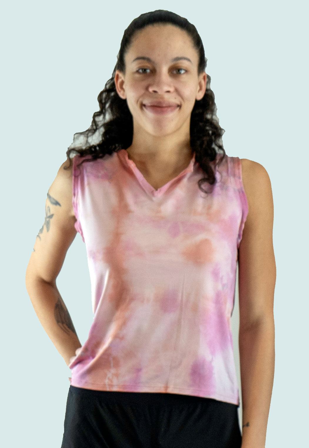 Trail Blazer Hand-Dyed Mountain Bike Jersey - Red