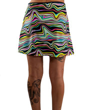 Sports Skirt- Wavey Stripes - Moxie Cycling