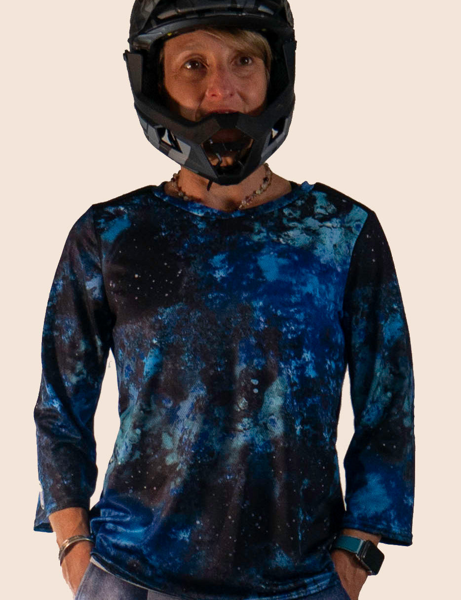 Blue Fire 3-4 Sleeves - Moxie Cycling