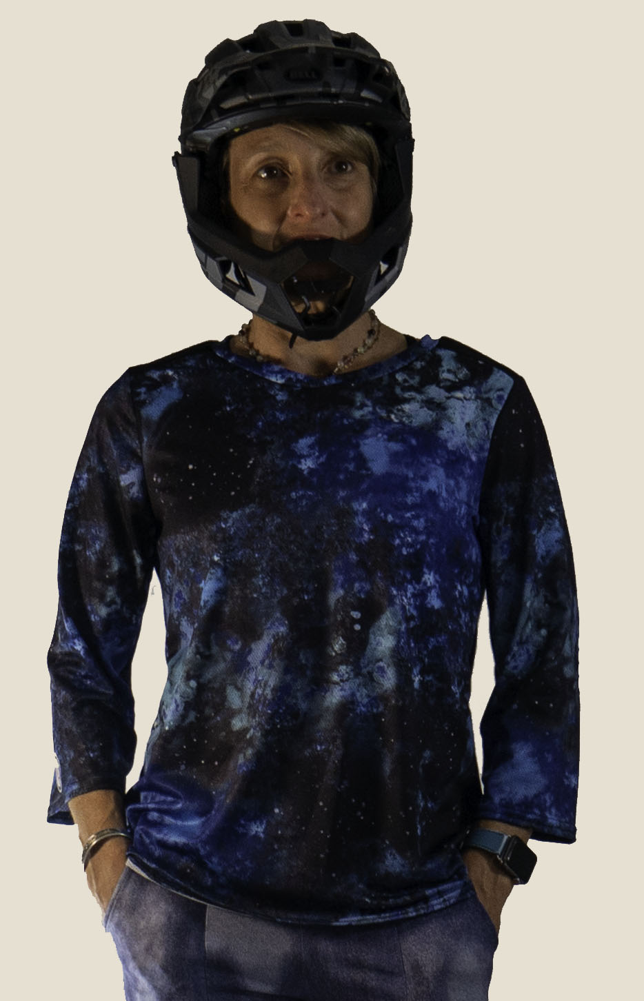 Blue Fire 3-4 Sleeves - Moxie Cycling